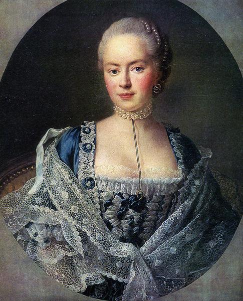 Francois-Hubert Drouais Portrait of Countess Darya Petrovna Saltykova Norge oil painting art